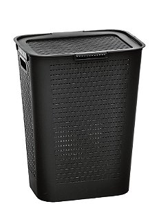 CESTO RATTAN RET 27L PRETO