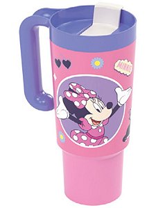 COPO TUMBLER COM ALÇA 650 ML MINNIE ROSA