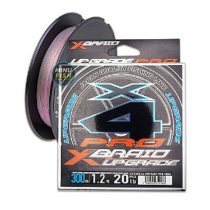 Linha Multifilamento 300m X-Braid Ygk Upgrade Pro x4 - Escolha Diâmetro