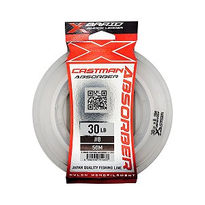Linha Leader 50m X-Braid Ygk Castman Absorber Nylon