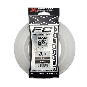 Linha 100% Fluorocarbono 60m X-Braid Ygk FC Absorber