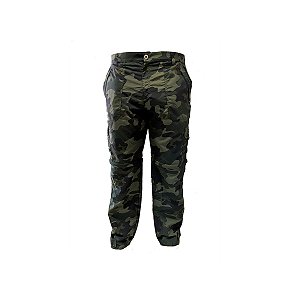 Calça 2 em 1 Presa Viva c/ 8 Bolsos Proteção Uv50+ Camuflado