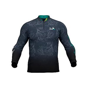 Camisa Pesca Presa Viva Dry Flex Poliéster c/ Elastano Uv50+ Cichlas 01