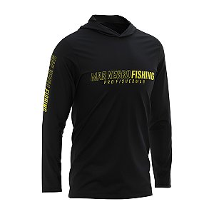 Camisa Pesca Mar Negro X-Protection Poliamida Uv50+ Preto