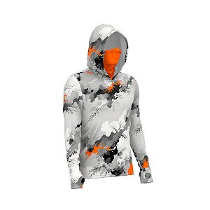 Camisa Pesca Mar Negro X-Protect 360 Sublimada Japan Style