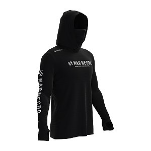 Camisa Pesca Mar Negro X-Protect 360 Poliamida Uv50 Preto