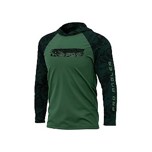 Camisa Pesca Capuz Presa Viva Proteção Uv50+ Poliamida 36