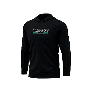 Camisa Pesca Capuz Presa Viva Proteção Uv50+ Poliamida 34