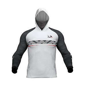 Camisa Pesca Presa Viva Dry Flex Uv50+ Capuz Buff Cichlas 02