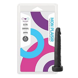 Pênis 13,5 x 2,3 Preto - Soulsex