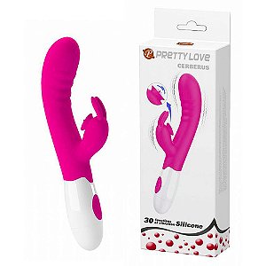 Vibrador Rabbit Cerberus 30 Vibrações Pink - Pretty Love