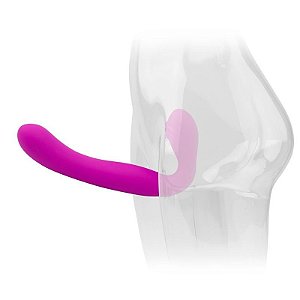 Vibrador Strapless Angelo Dupla Penetração 30 Vibrações Pretty Love - Recarregável