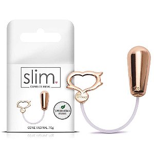 Cone Vaginal de Metal Pompoarismo 70g Slim