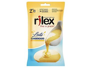 Preservativo Rilex - Aroma Leite Condensado -3 Unidades