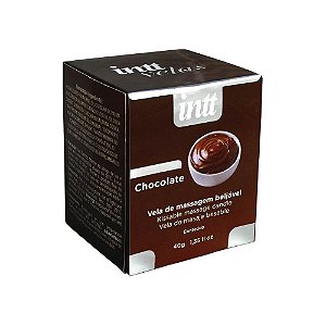 Vela Beijável para Massagem Sabor Chocolate - Intt