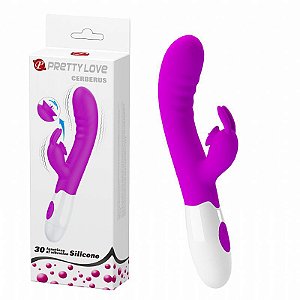 Vibrador Rabbit Cerberus 30 Vibrações - Pretty Love