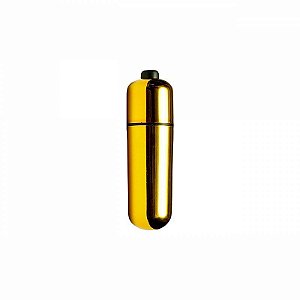 Vibrador Bullet 10 Vibrações Dourado