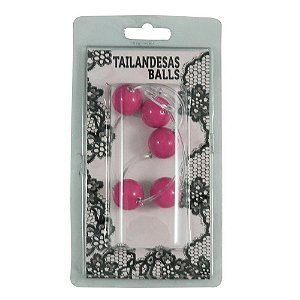 Bolinha Tailandesa Média 18 mm- 05 Unidades- Sortidas