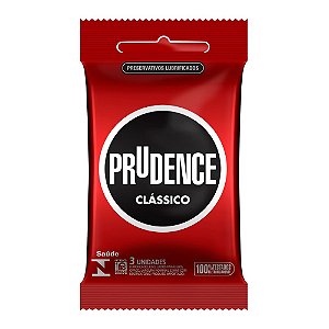Preservativo Lubrificado Prudence - 3 Unidades