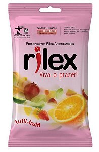 Preservativo Rilex - Aroma Tutti-Fruit 3 Unidades