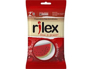 Preservativo Rilex - Aroma Melancia - 3 Unidades