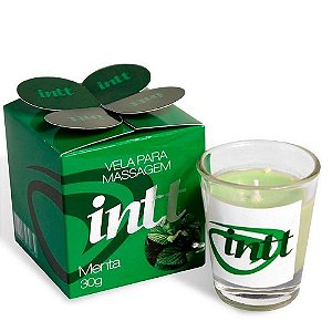 Vela Beijável Menta- Intt