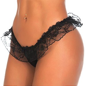 Fio Dental Sainha Pimenta Sexy - Preto