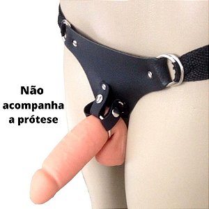 Cinta Para Pênis Com Escroto em Couro - Hot Brazil