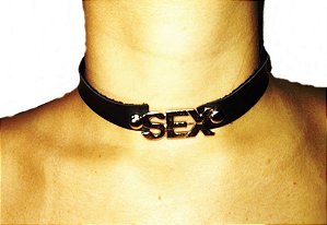 Gargantilha Sex - Preta