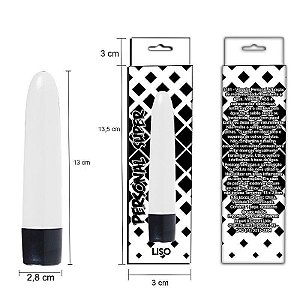 Vibrador Personal 13 cm - Branco