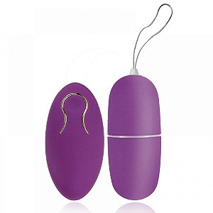 Vibrador Bullet 10 Vibrações Com Controle Sem Fio