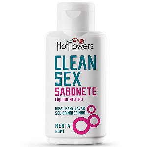Sabonete Higienizador Limpa Toys Clean Sex 60ml - Menta