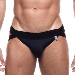 Cueca Jock Strap Faixa Dupla Preta - Sd Clothing