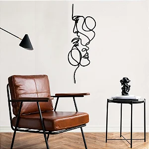 Escultura Amor Casal | Decoração de Parede com Significado