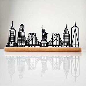 Nova York Escultura Estátua Decoração Casa