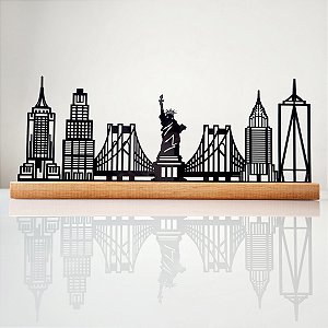 Escultura Skyline de Nova York – Arte Decorativa de Mesa