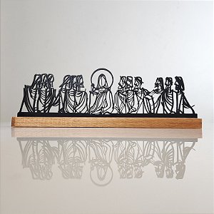 Santa Ceia Escultura Estátua Decoração Casa