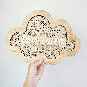 Enfeite Adorno Nuvem Decoração Quarto Bebê