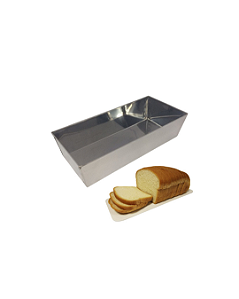 FORMA PÃO CASEIRO INOX 24X10X6,5 CM