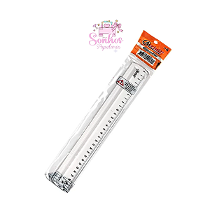 Régua ACRINIL - Cristal ( 30cm )