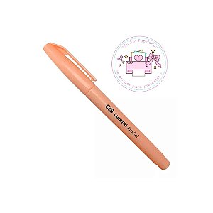 Marca-Texto Laranja Pastel Cis Lumini