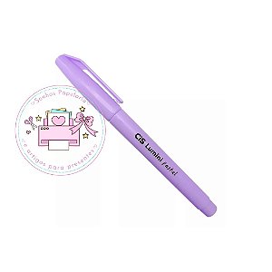 Marca-Texto Lilás Pastel Cis Lumini