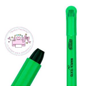 Marca -Texto em Gel - Retrátil Verde