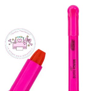 Marca -Texto em Gel - Retrátil Rosa