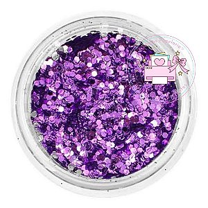 Glitter PVC Lilás 3G City