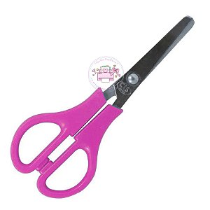 Tesoura Escolar Ponta Redonda - 13cm Com Régua Ks-125 CIS