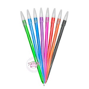 Caneta Esferográfica Cis Spiro Glow 17,5cm - Neon