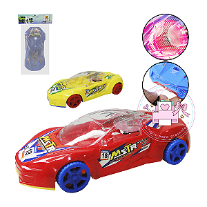 Carrinho Sport De Plást. Corda e Luz Sortido (JR TOYS)