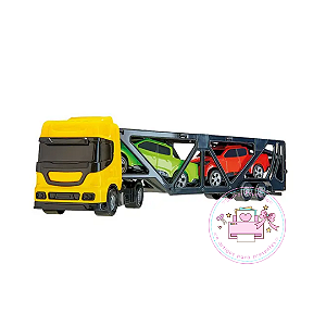 Cegonheira De Plástico C/Motor à Fricção Sort. com  2 Carrinhos