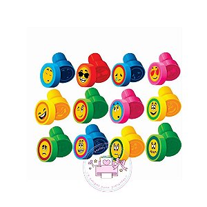 Carimbos Stamp "Emojis ou Pedagógicos" - Adaptador de Lápis